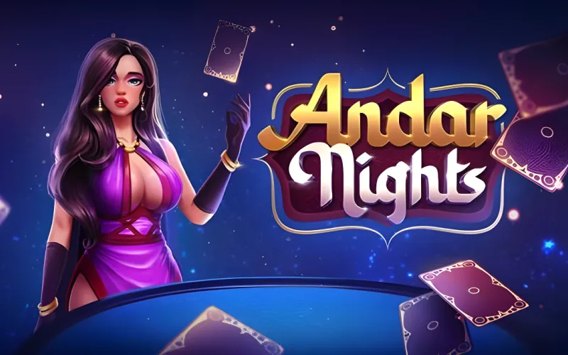 Lalabet Casino presenteert Andar Nights van Evoplay waar Andar Bahar en innovatief design elkaar ontmoeten.