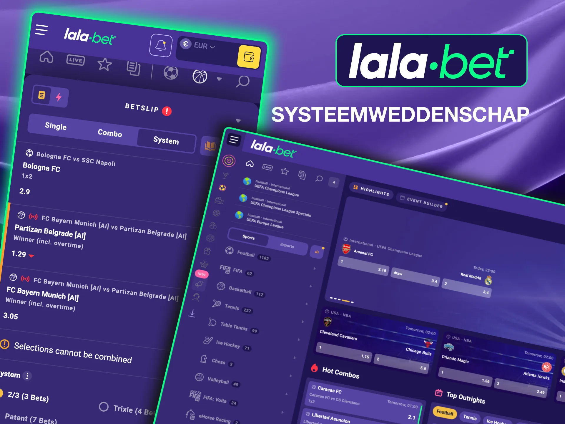 Verhoog je kansen met Lalabet's System Bet, ideaal voor strategische gokkers.
