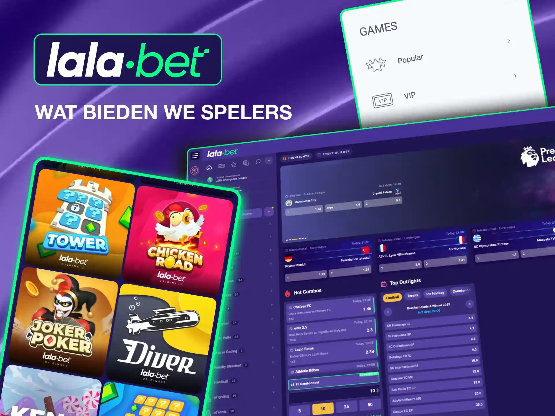 LalaBet Casino offers extensive slot games, sports betting, and generous bonuses.