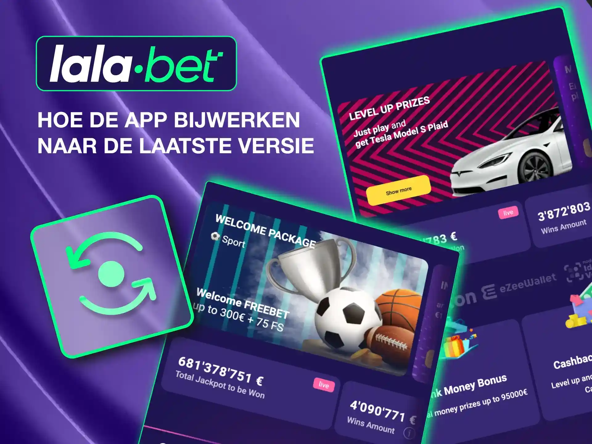 Easily update the Lalabet app by following the same steps as the initial installation process.