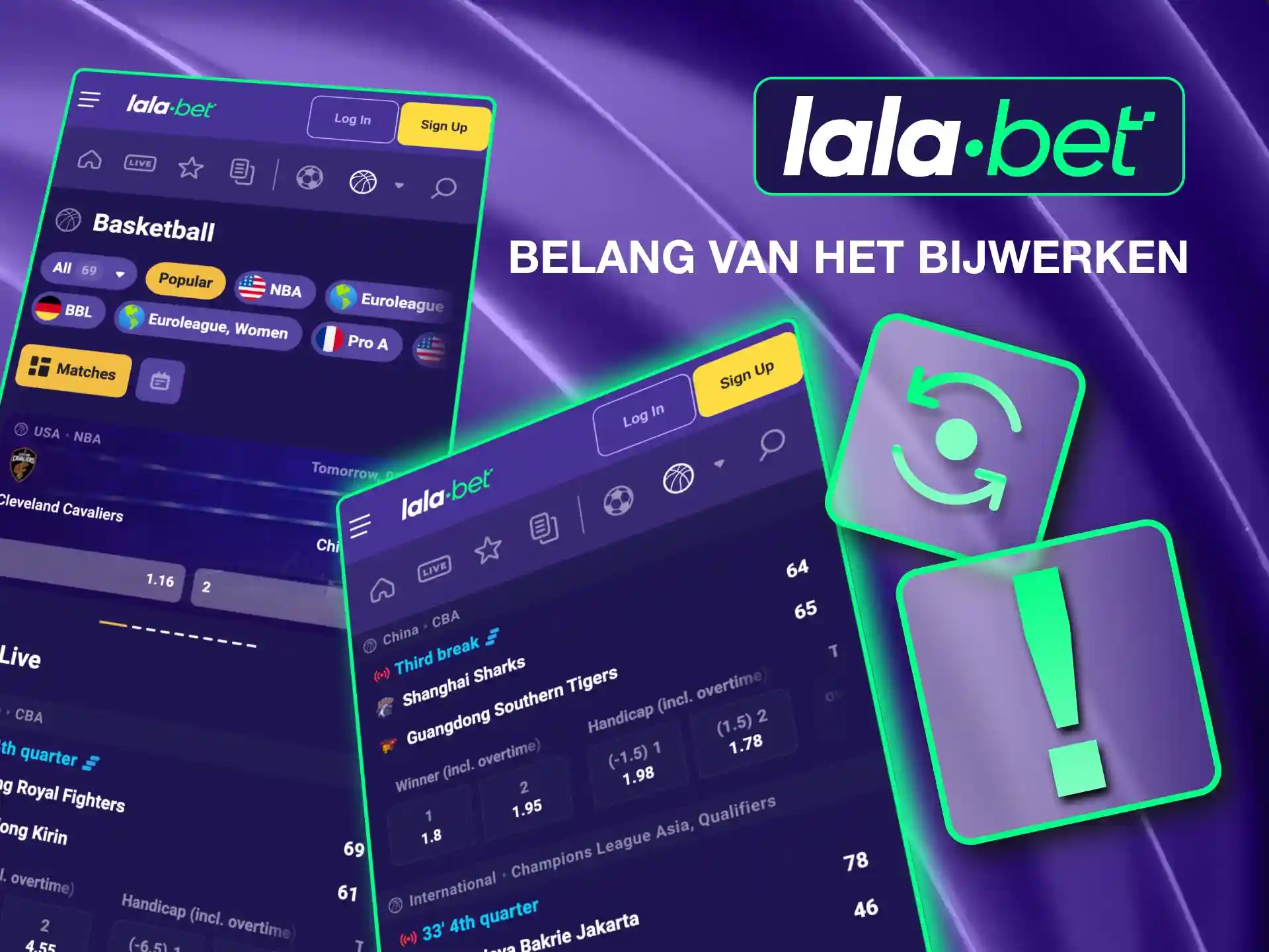 Keep the Lalabet app running smoothly with regular updates.