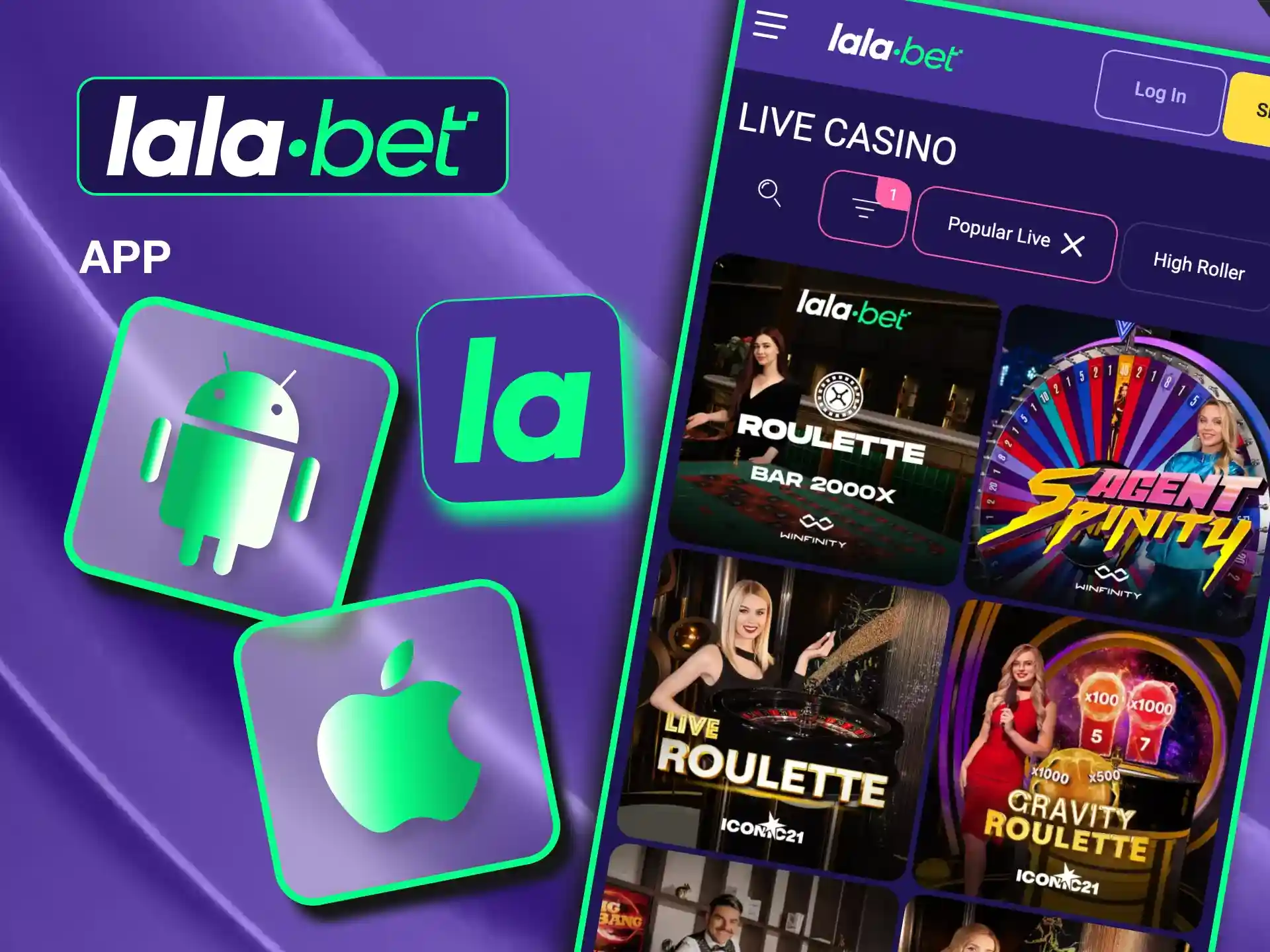 The Lalabet casino app for Android and iOS ensures convenient gaming with exclusive bonus offers.